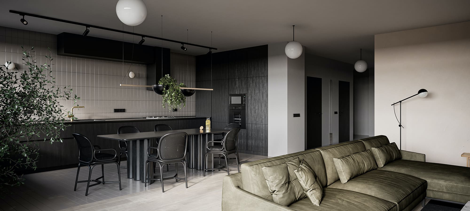 Interior of a Residential Building + javierdejuanarquitectura.com